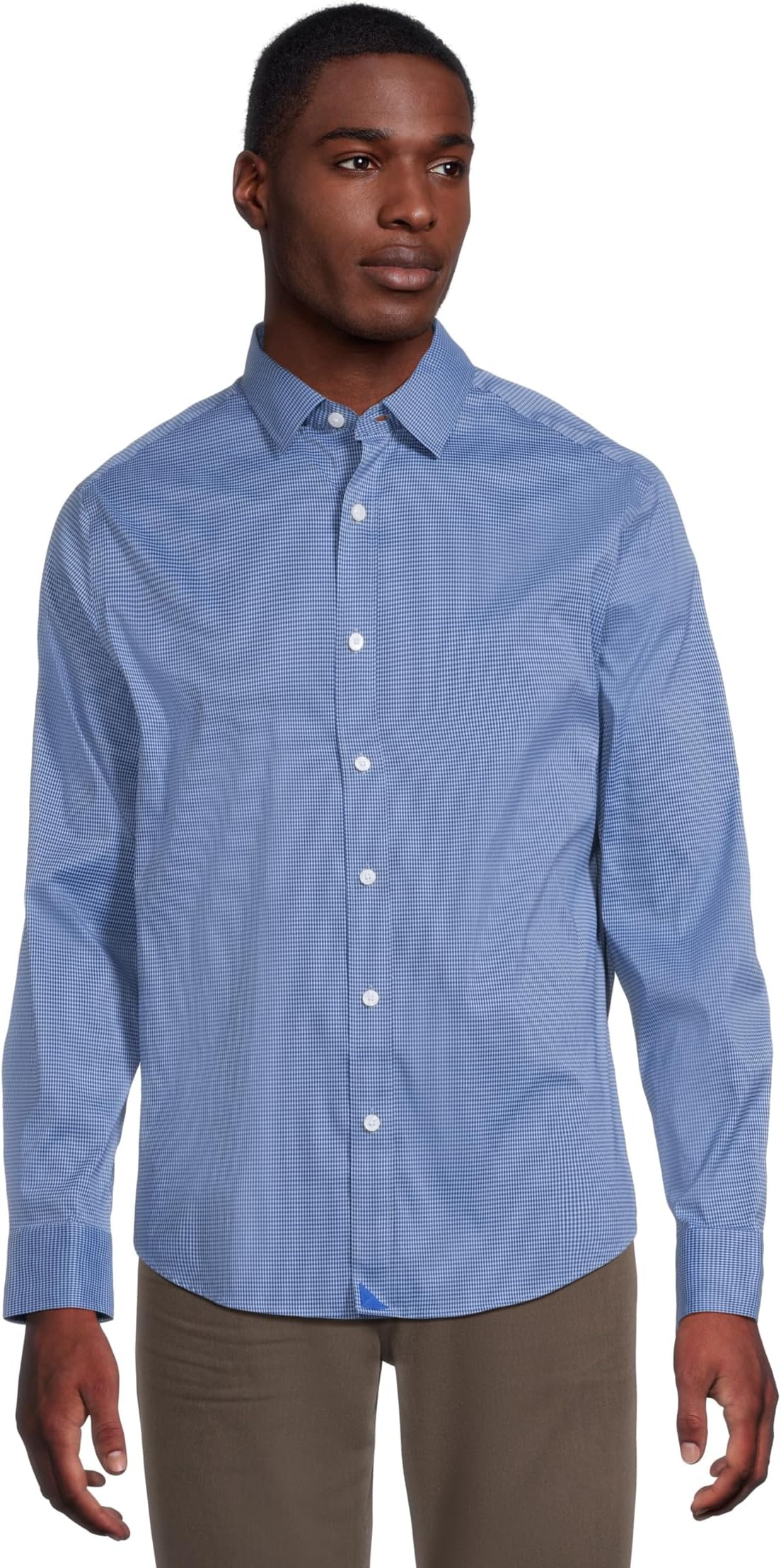 

Мужская рубашка Cottontek Kleinwood с длинным рукавом UNTUCKit, Blue