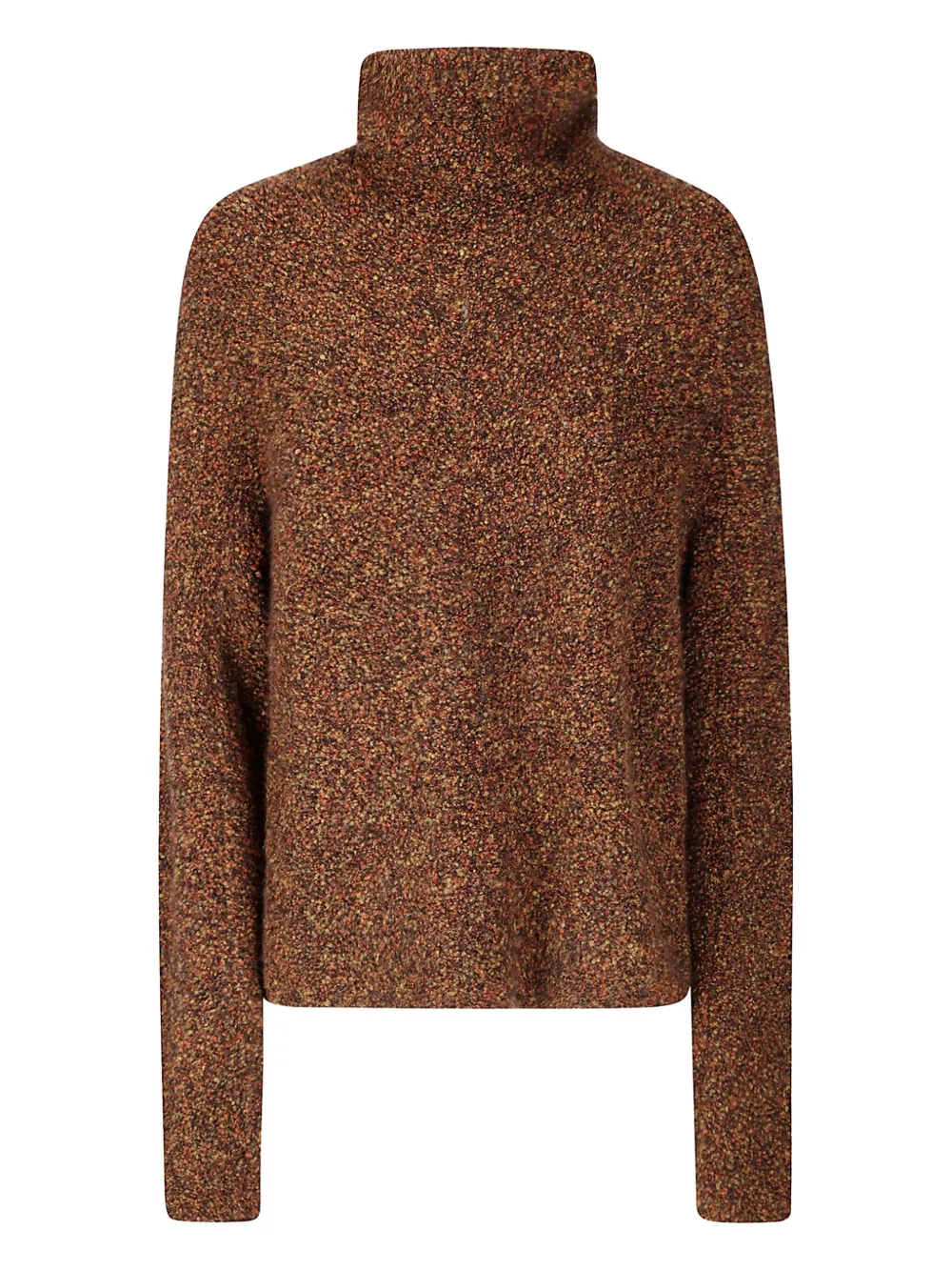 

Свитер с высоким воротом и крапинками Boboutic, оранжевый