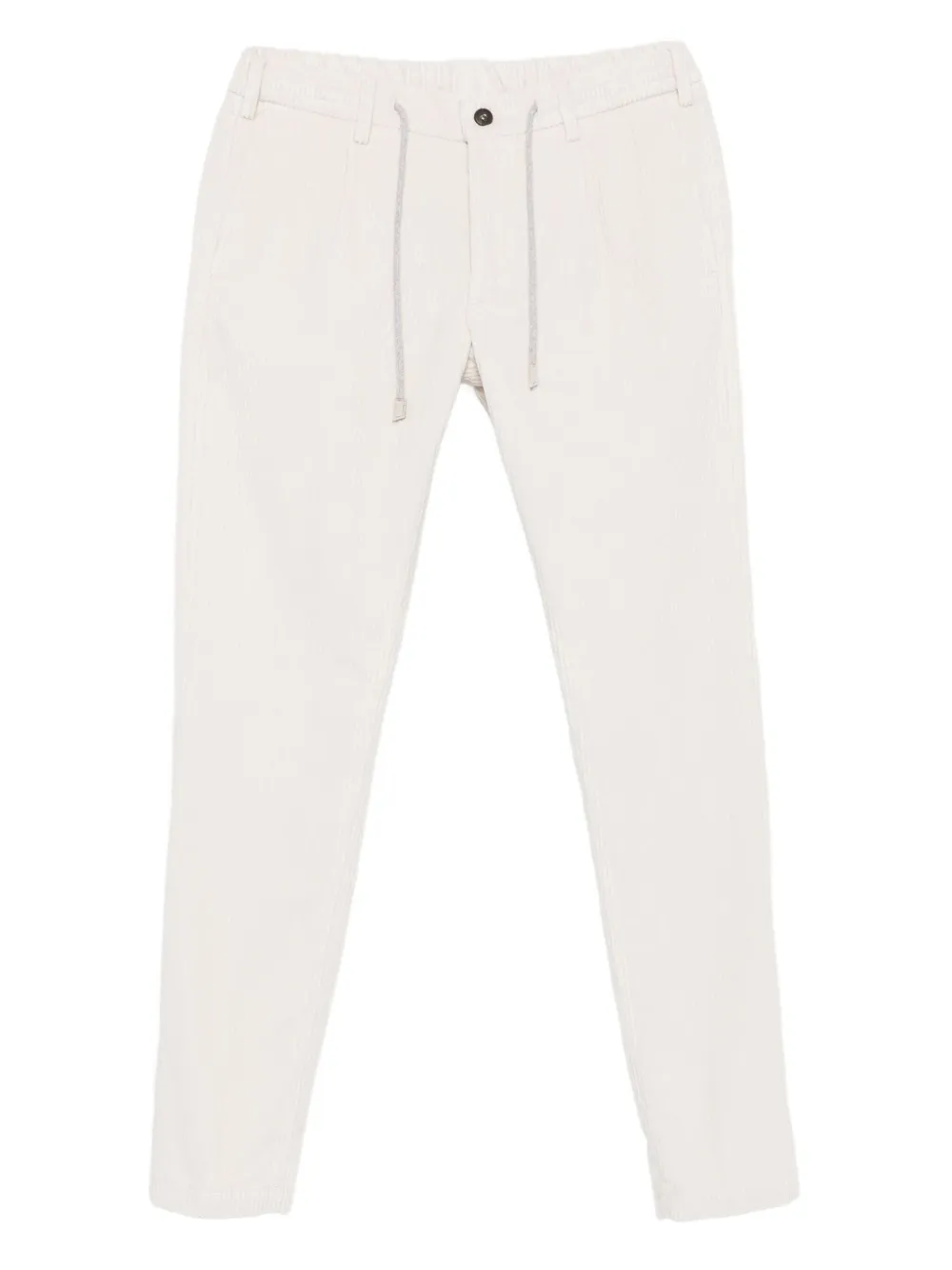 

Брюки из вельвета на завязках Eleventy, белый