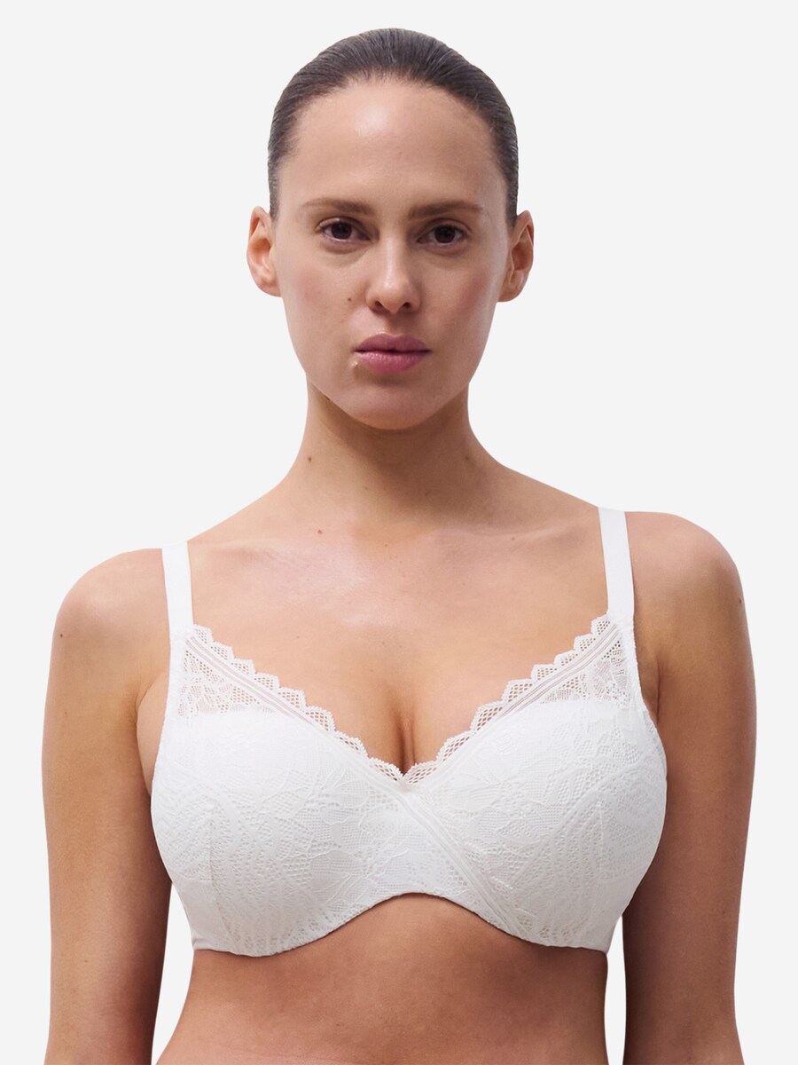 

Бюстгальтер-футболка Chantelle Easy Feel Floral Touch, белый