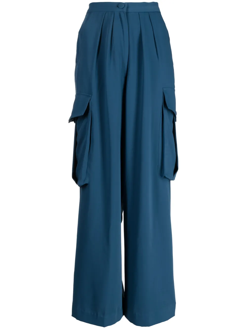 

Креповые брюки карго Blue Delfin Bambah, синий