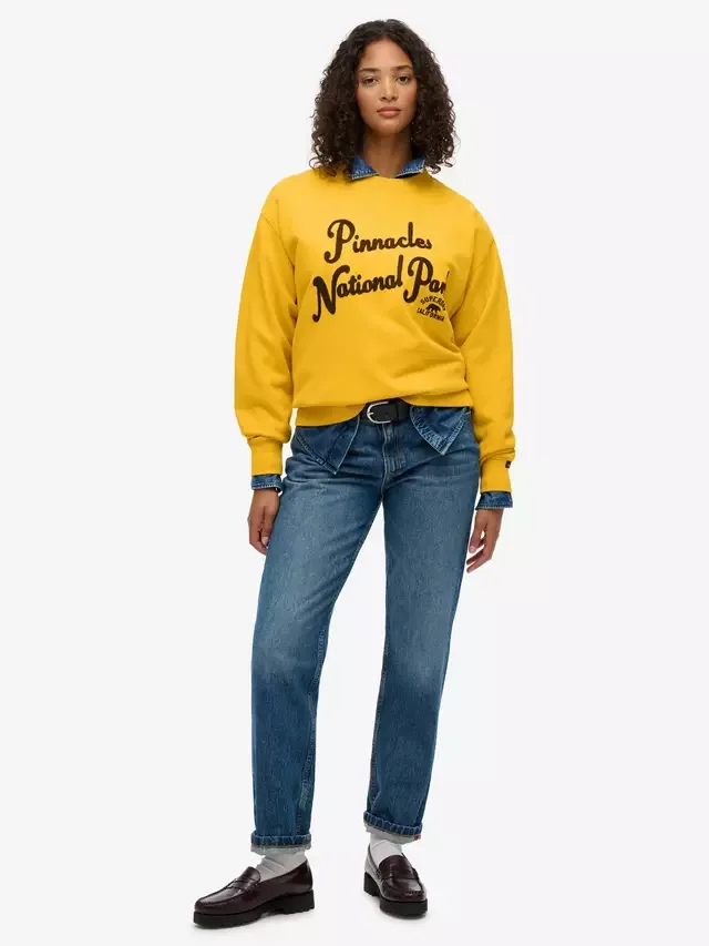 Свободная толстовка в стиле лоу-фай для активного отдыха, цвет Юта Голд Superdry, Utah Gold — фото 3