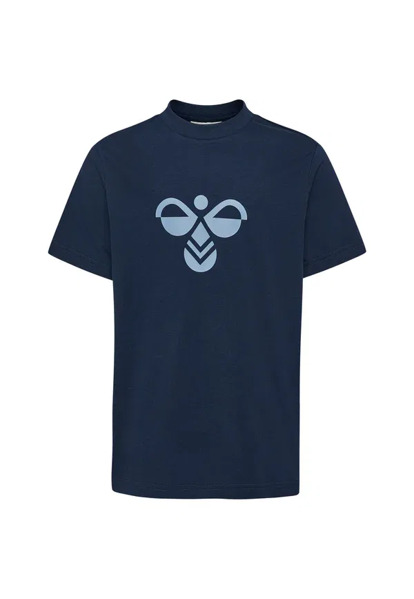 Футболка Hummel Reg Tukas S/S Print, темно-синий