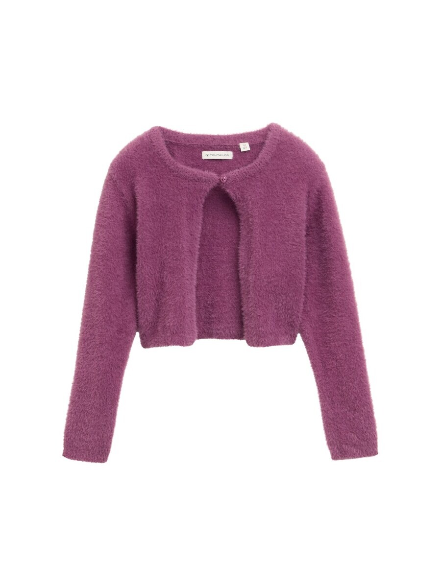 

Вязаный кардиган TOM TAILOR Knit Cardigan, фиолетовый