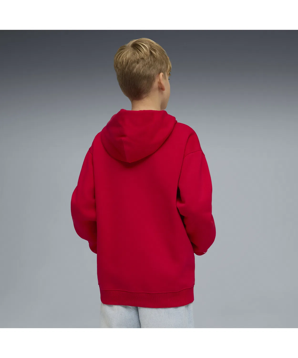 Детская куртка-худи PUMA Ferrari Color Shield Hoodie 128-164 см, чёрный — фото 4