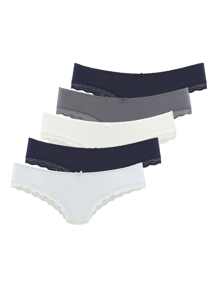 

LASCANA Бразильские трусы синего цвета