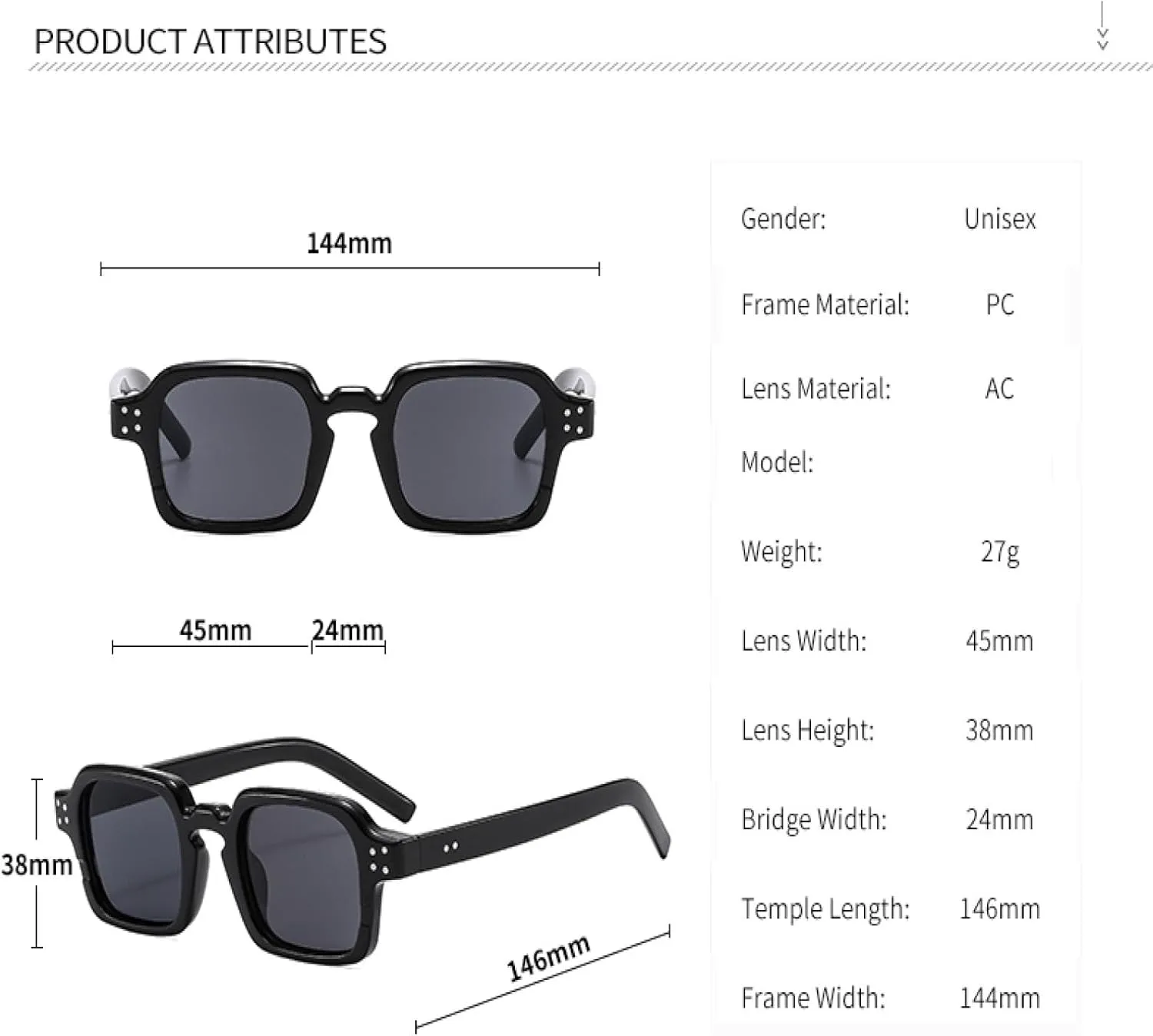 

Классические квадратные солнцезащитные очки унисекс для женщин и мужчин, защита от УФ-излучения UV400, ретро-панк, синие линзы, заклепки, леопардовый принт WNCKSQ, C2