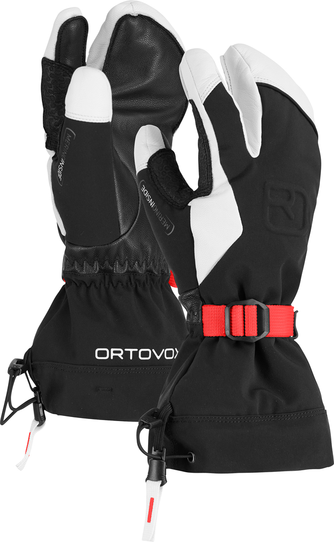 

Ortovox Женские перчатки Merino freeride 3 finger black raven S