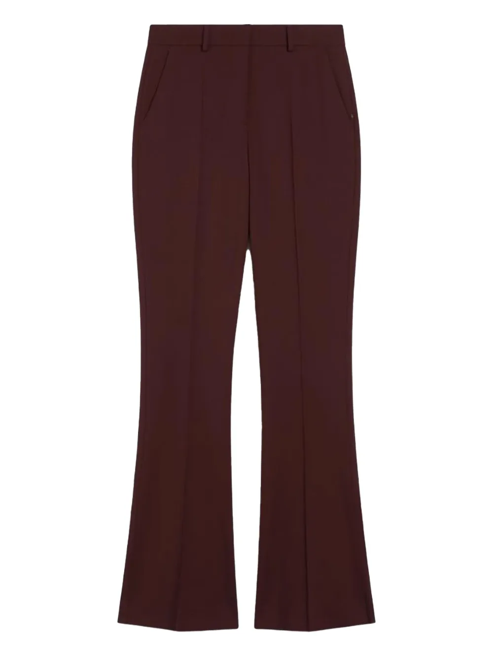 

Расклешенные брюки строгого кроя SPORTMAX, красный