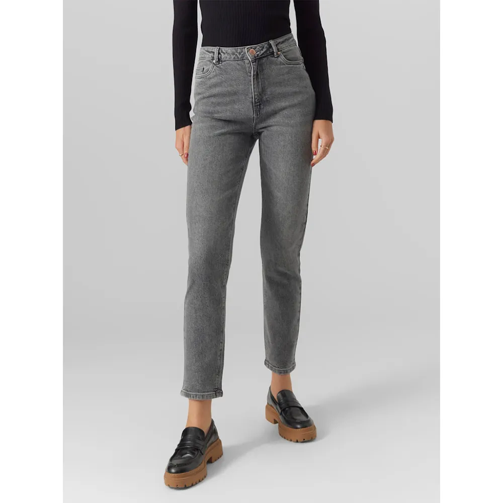 

Джинсы Vero Moda Linda Mom Gu214 high waist, серый