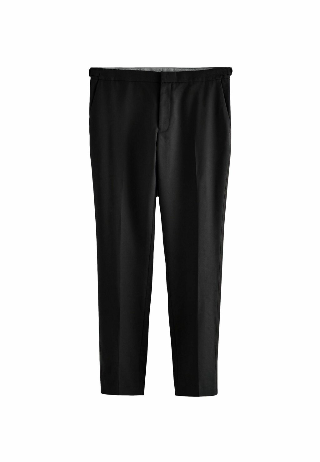 Костюмные брюки SIGNATURE MARZOTTO ITALIAN CHECK TUXEDO REGULAR FIT Next, черный — фото 3
