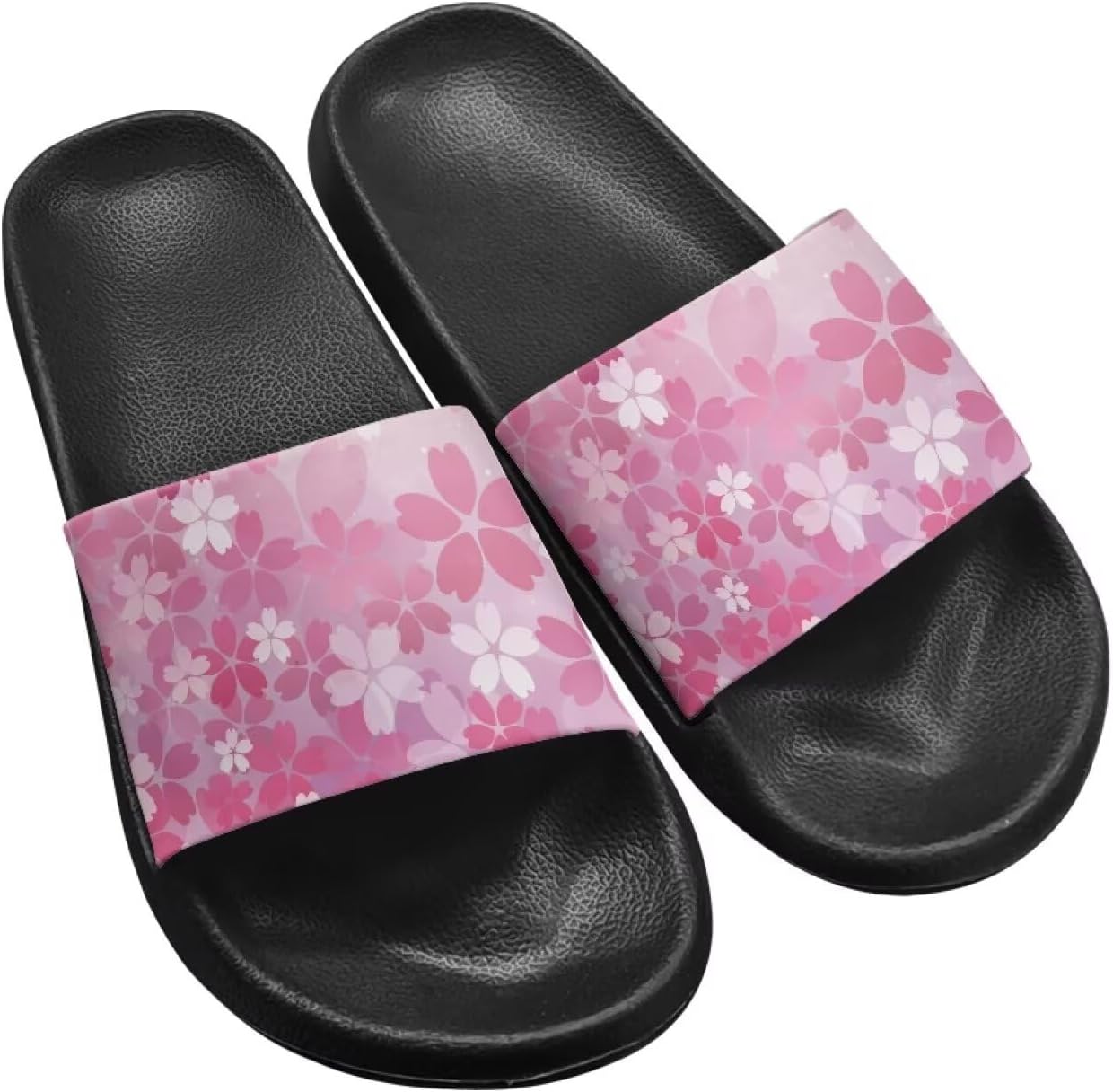 

Унисекс сандалии с EVA, быстро сохнущие, противоскользящие, для взрослых, для бассейна, пляжа, душа, для ношения дома и на улице, комфортные, размер США 5.5-12.5 Fuxowvby, Cherry Blossoms