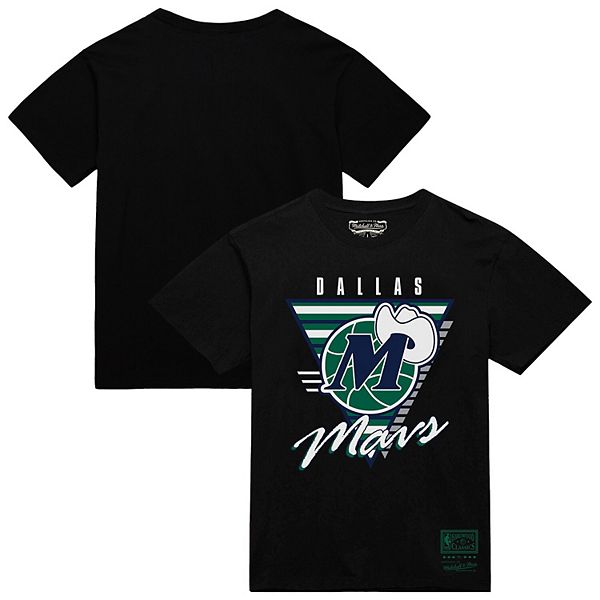 

Мужская черная футболка dallas mavericks worldwide collection tri-logo Mitchell & Ness