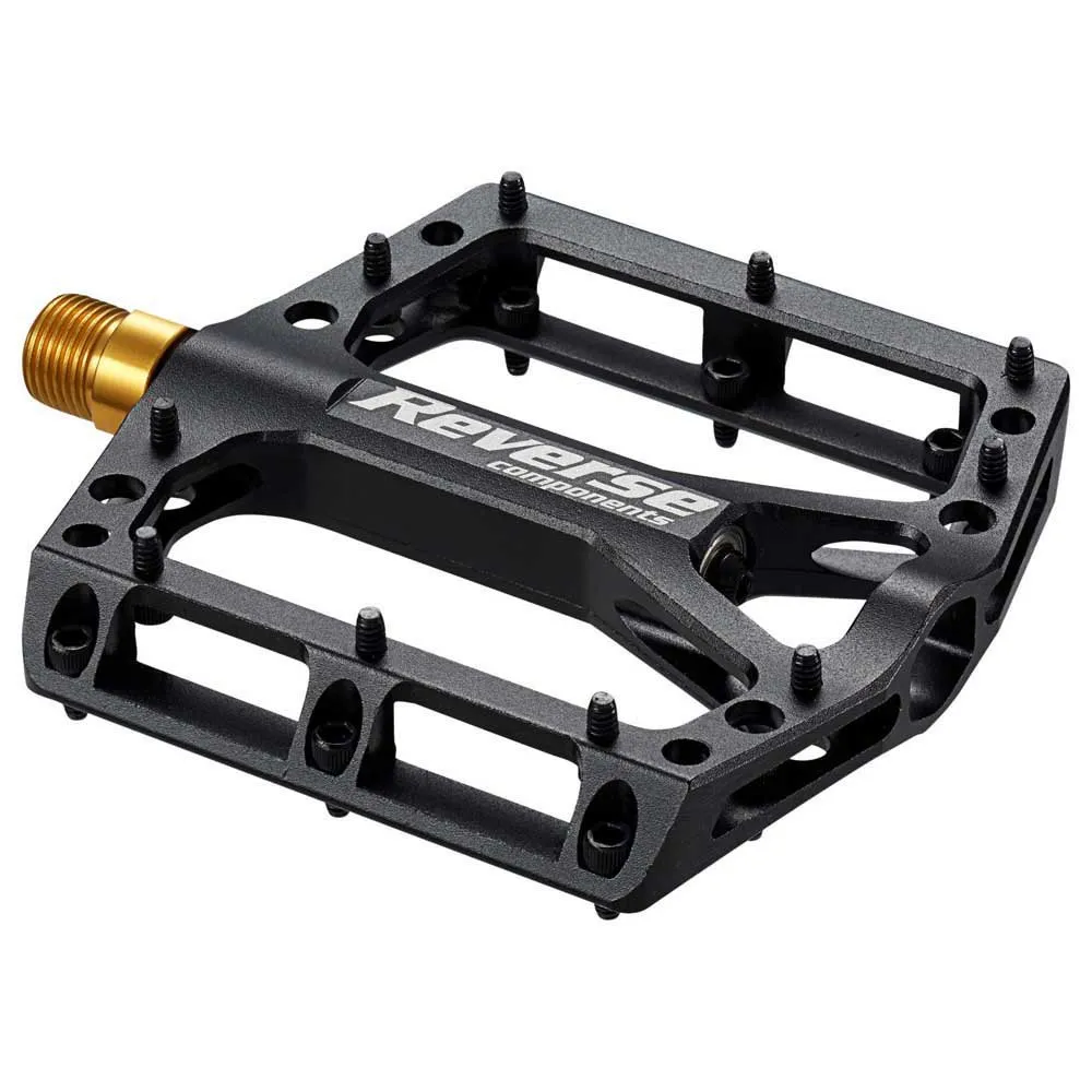 

Педали Reverse Components Black One, золотой