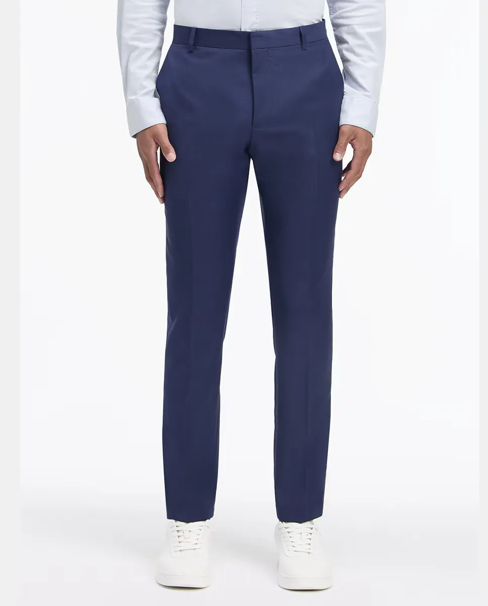 

Структурированные шерстяные брюки Calvin Klein, синий