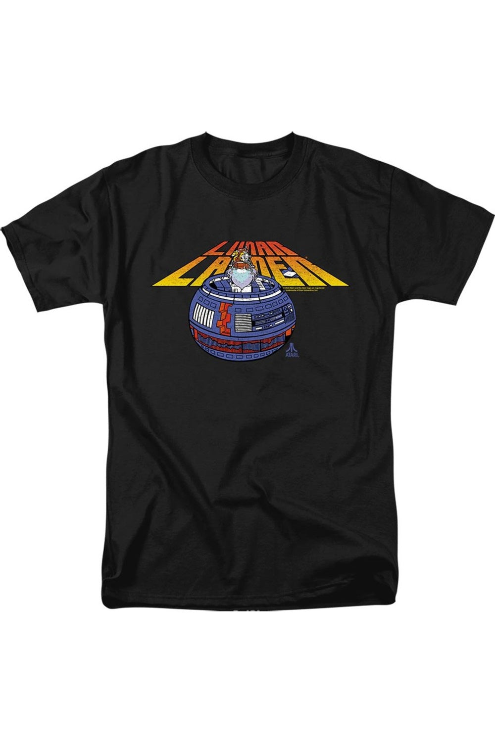 

Футболка Atari Lunar Globe с коротким рукавом для взрослых Gildan, черный