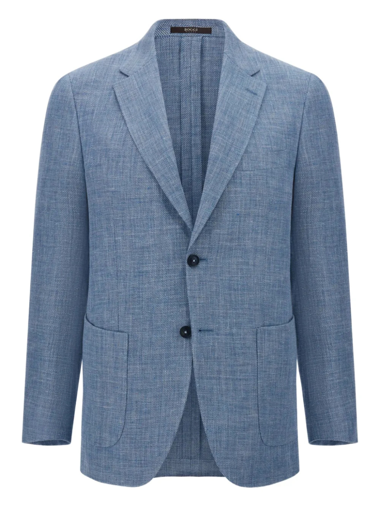 

Пиджак из льна и шерсти Boggi Milano, синий