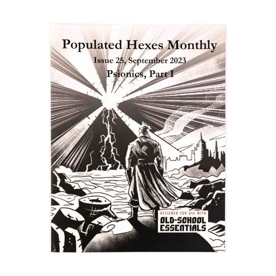 

Журнал #25 "Psionics, Part I", Populated Hexes Monthly