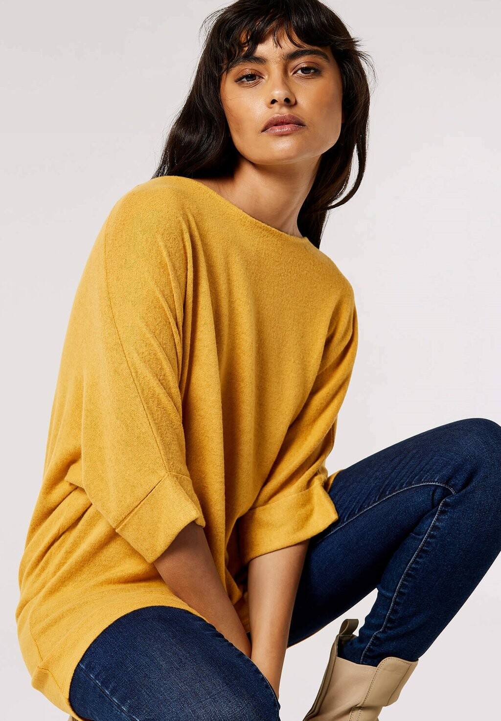 

Джемпер BATWING Apricot, горчично-желтый