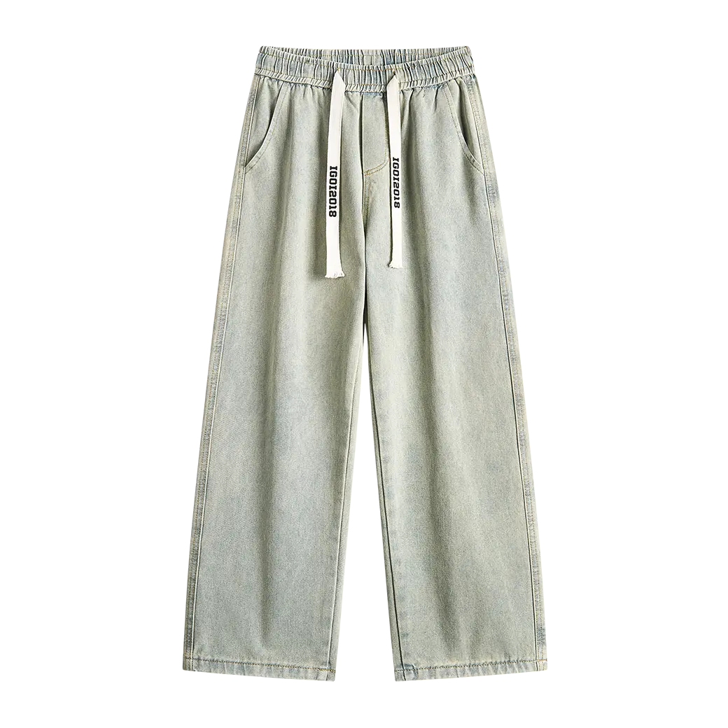 

Джинсы Unisex IGOI, Ностальгический синий (охлаждающие тонкие Tencel Lyocell)