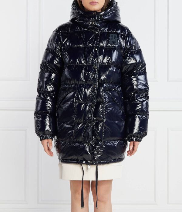 

Глянцевый пуховик Regular fit Tommy Hilfiger, синий