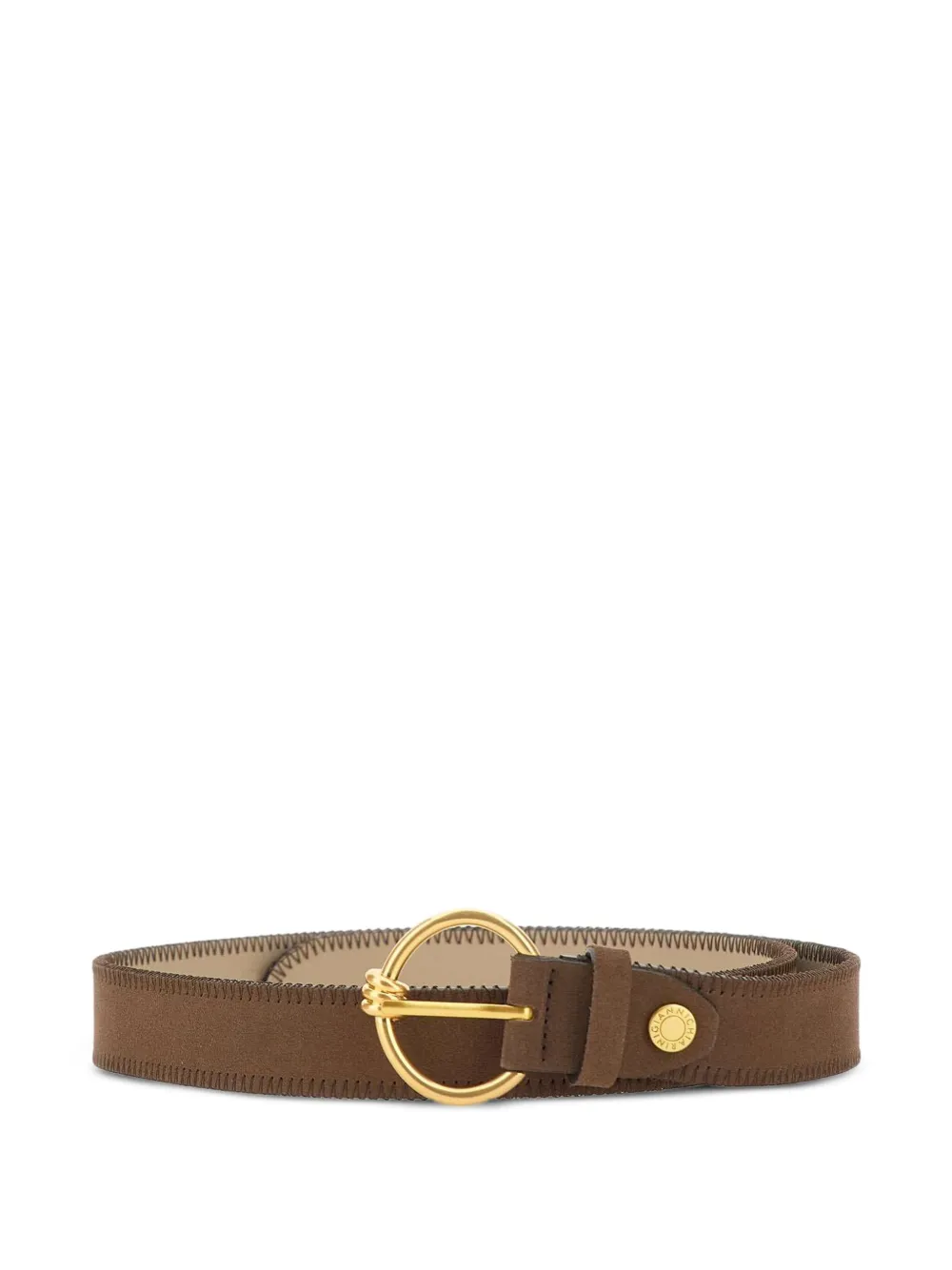 

Ремень с пряжкой GIANNI CHIARINI, коричневый