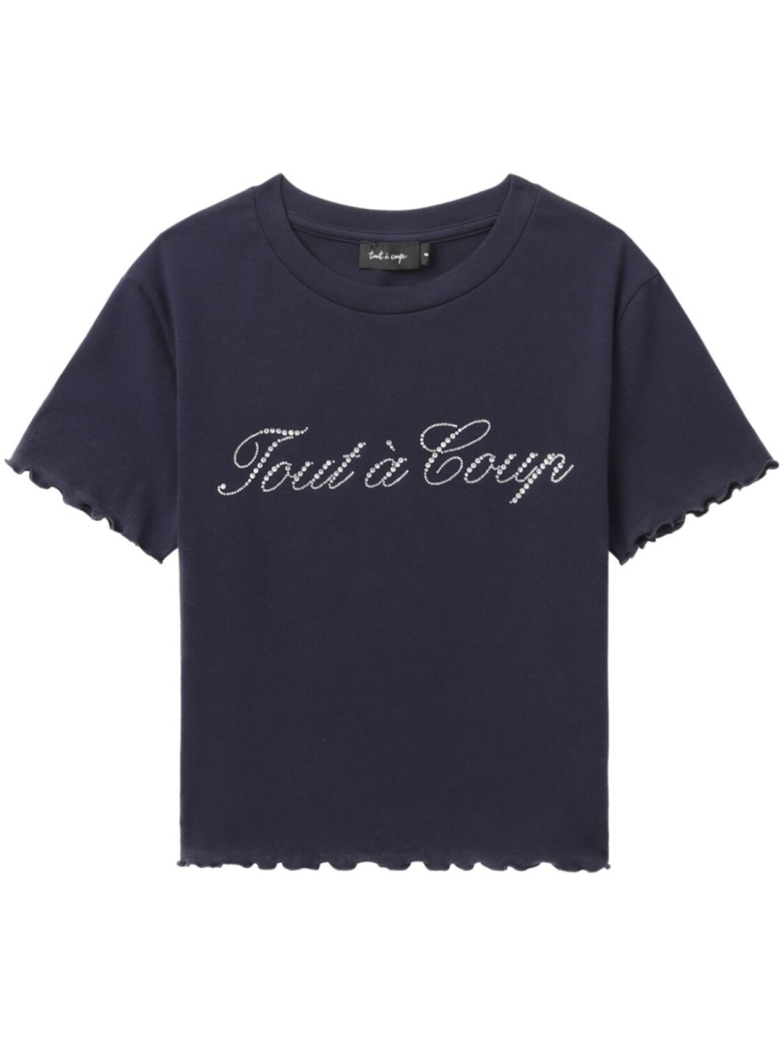 

Футболка с логотипом tout a coup, синий