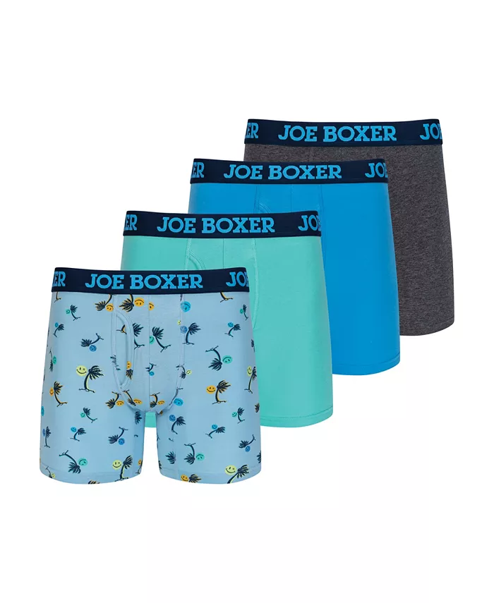 

Мужские боксеры стрейч, 4 штуки Joe Boxer