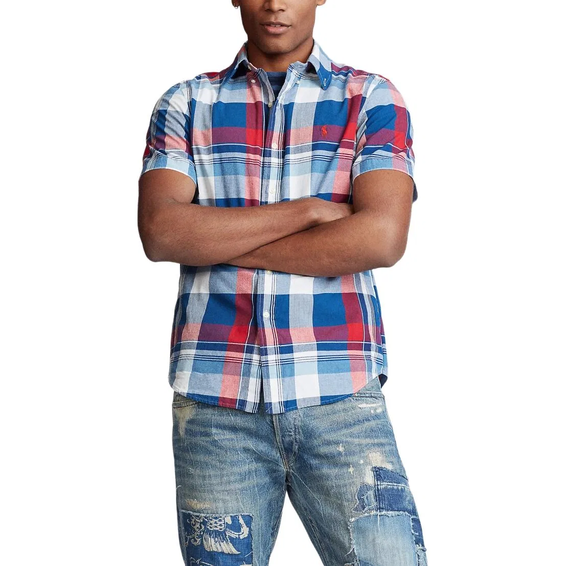 Рубашка мужская SS25 Polo Ralph Lauren, Multicolor — фото 4