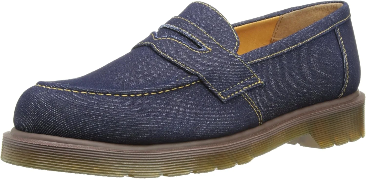 Dr. Martens Dacey Denim Indigo - Мужские тапочки, синий