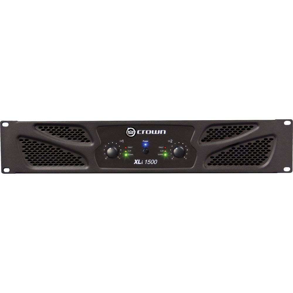

Crown Audio XLi 1500 Stereo Power Amplifier XLI1500