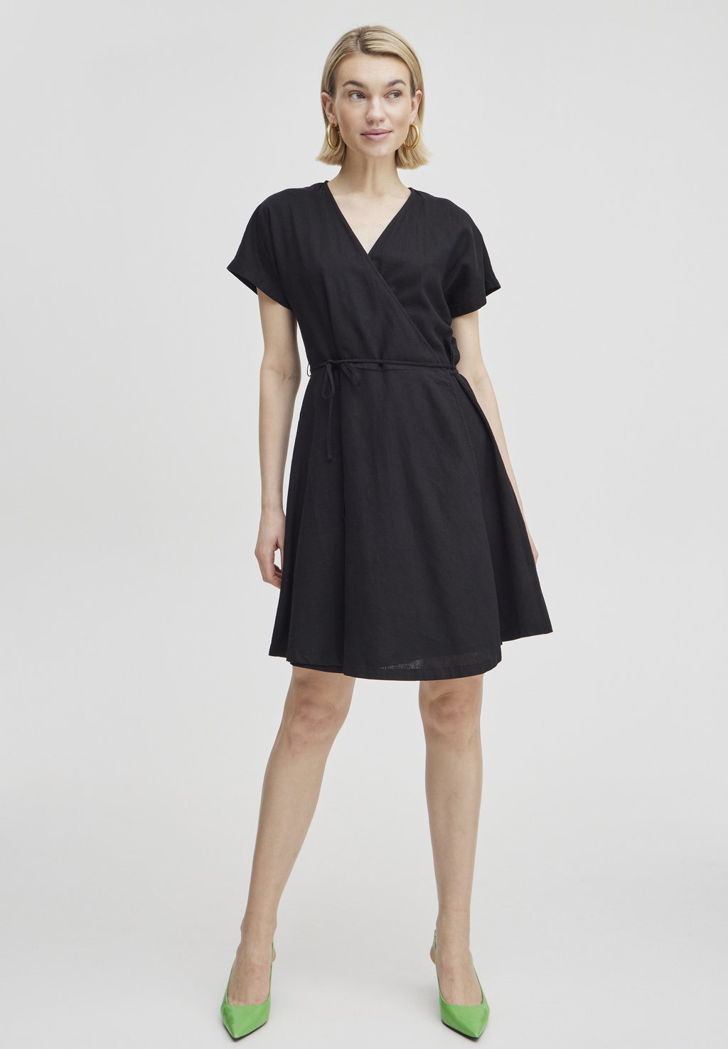 

Дневное платье BYFALAKKA WRAP DRESS b.young, черный деним