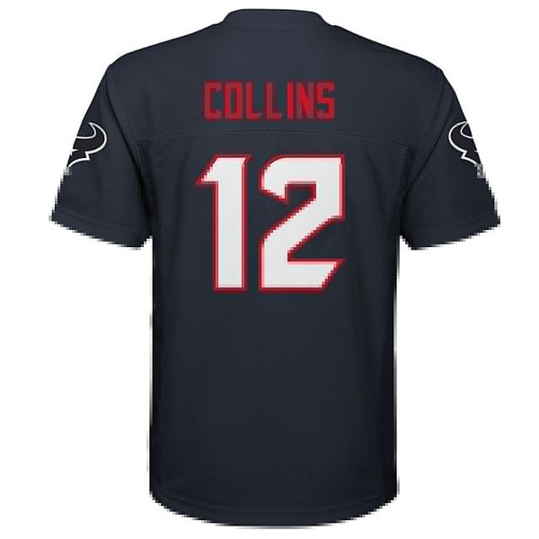 Молодежная реплика футболки игрока Nico Collins Houston Texans в цвете navy Outerstuff — фото 4