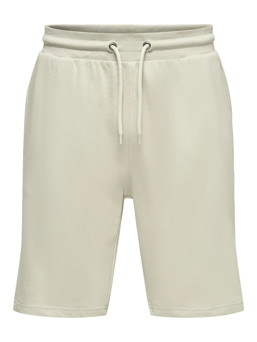 

Спортивные шорты ONLY & SONS "ONSNEIL SWEAT SHORTS", однотонные, цвет Silver Lining