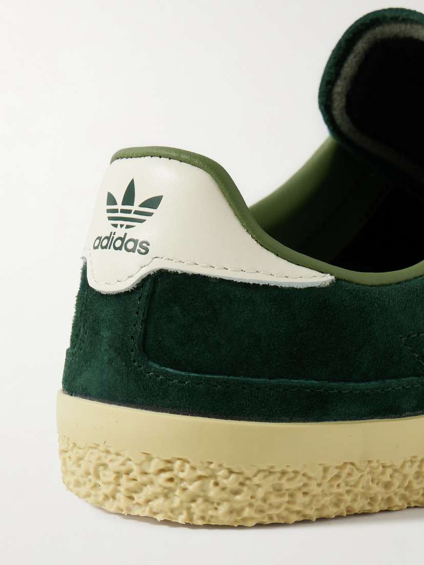 Замшевые кроссовки Roelle spezial с кожаной отделкой Adidas Originals, зеленый — фото 4