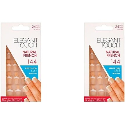 

French Nails Bar 144 Бежевый 1 шт., Elegant Touch