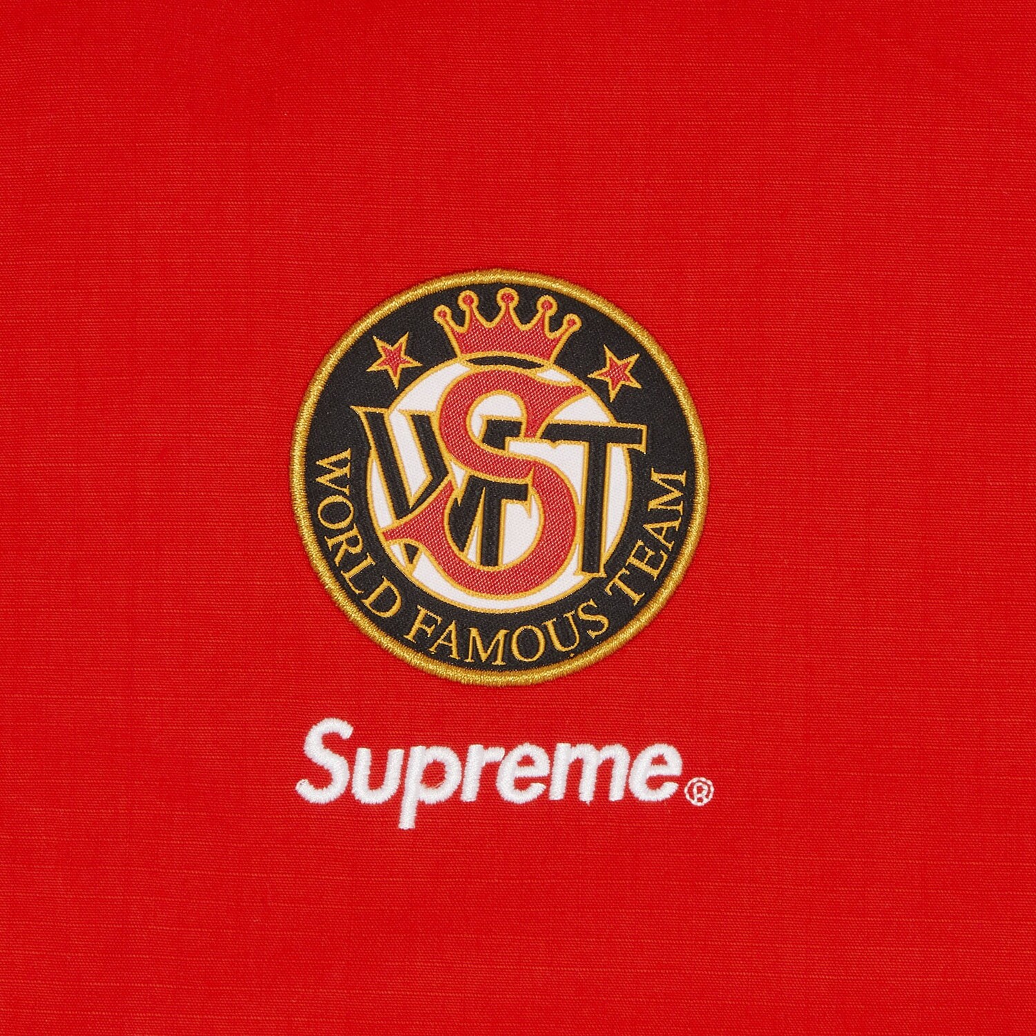 Спортивная куртка Supreme x Umbro из хлопка Ripstop, цвет Красный — фото 3