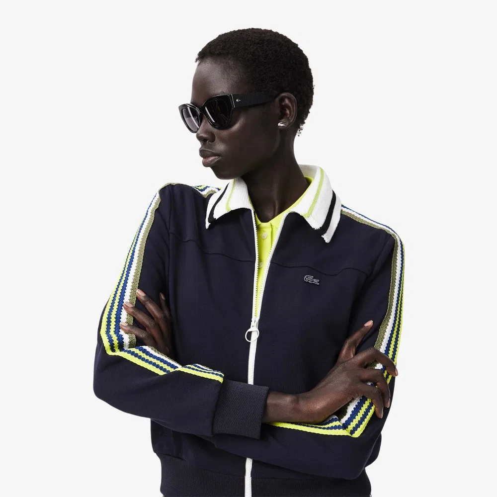 Свитшот Lacoste New Logo Crewneck, тёмно-синий — фото 2