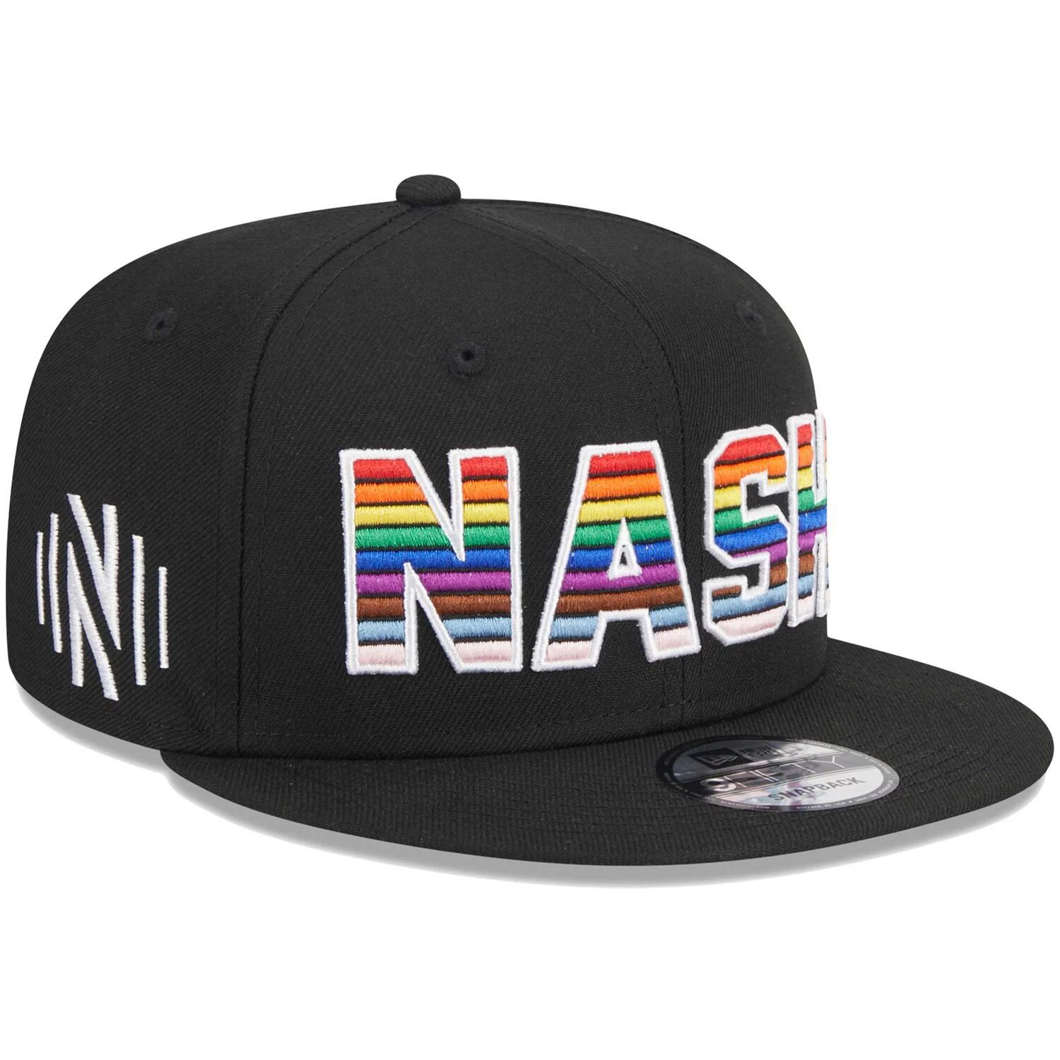 

Мужская черная кепка New Era Nashville SC Pride 9FIFTY Snapback