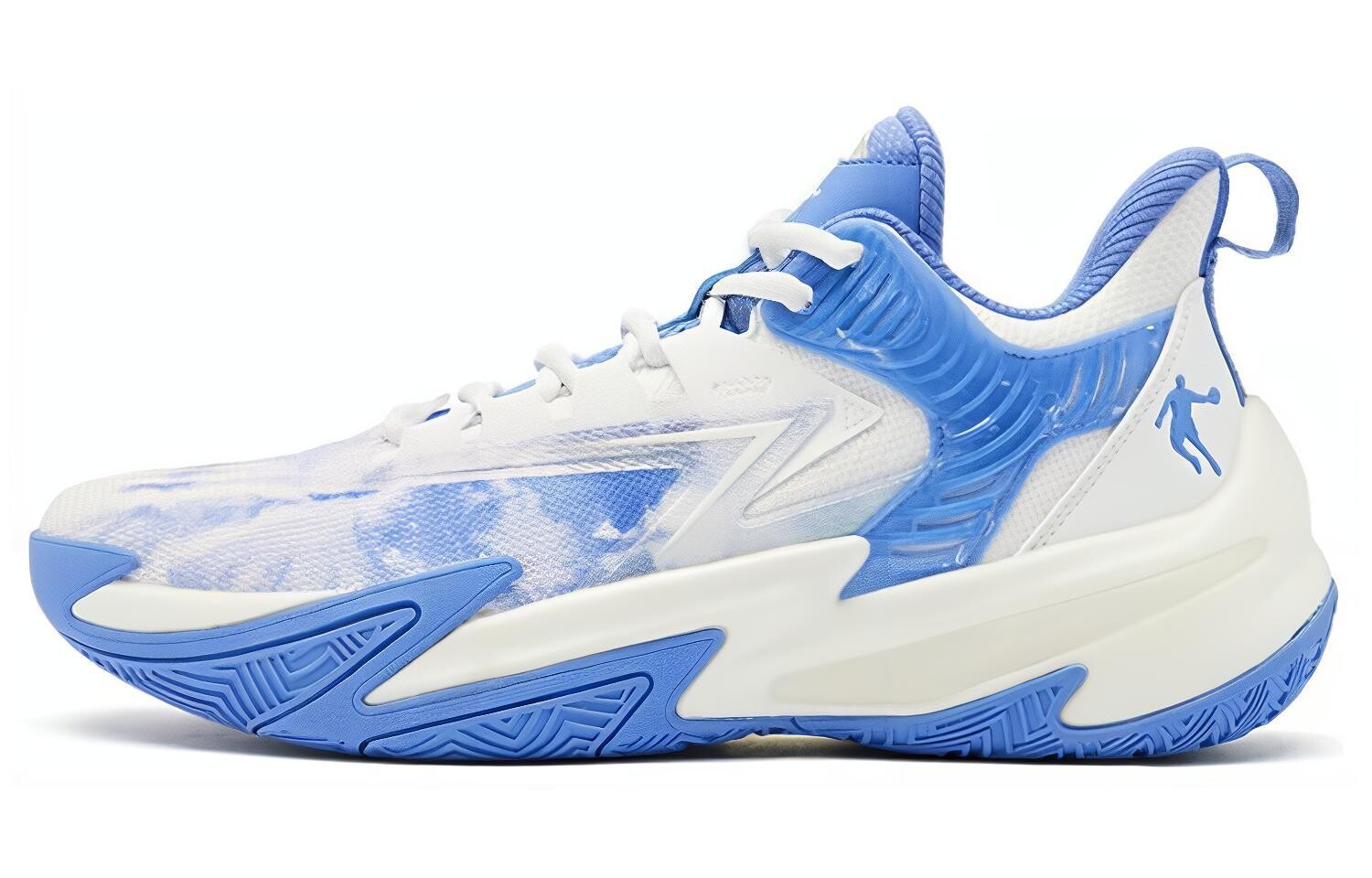 

Баскетбольные кроссовки Sharp Thorn 7TEAM Basketball Shoes Men Low-Top Blue Qiaodan