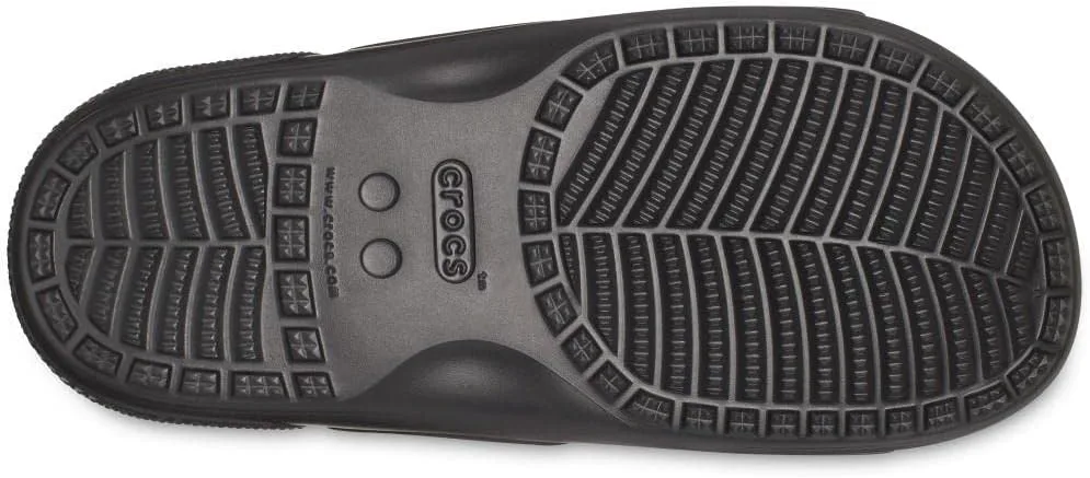 Унисекс сандалии Crocs Classic с улыбкой, черный/мультиколор — фото 3