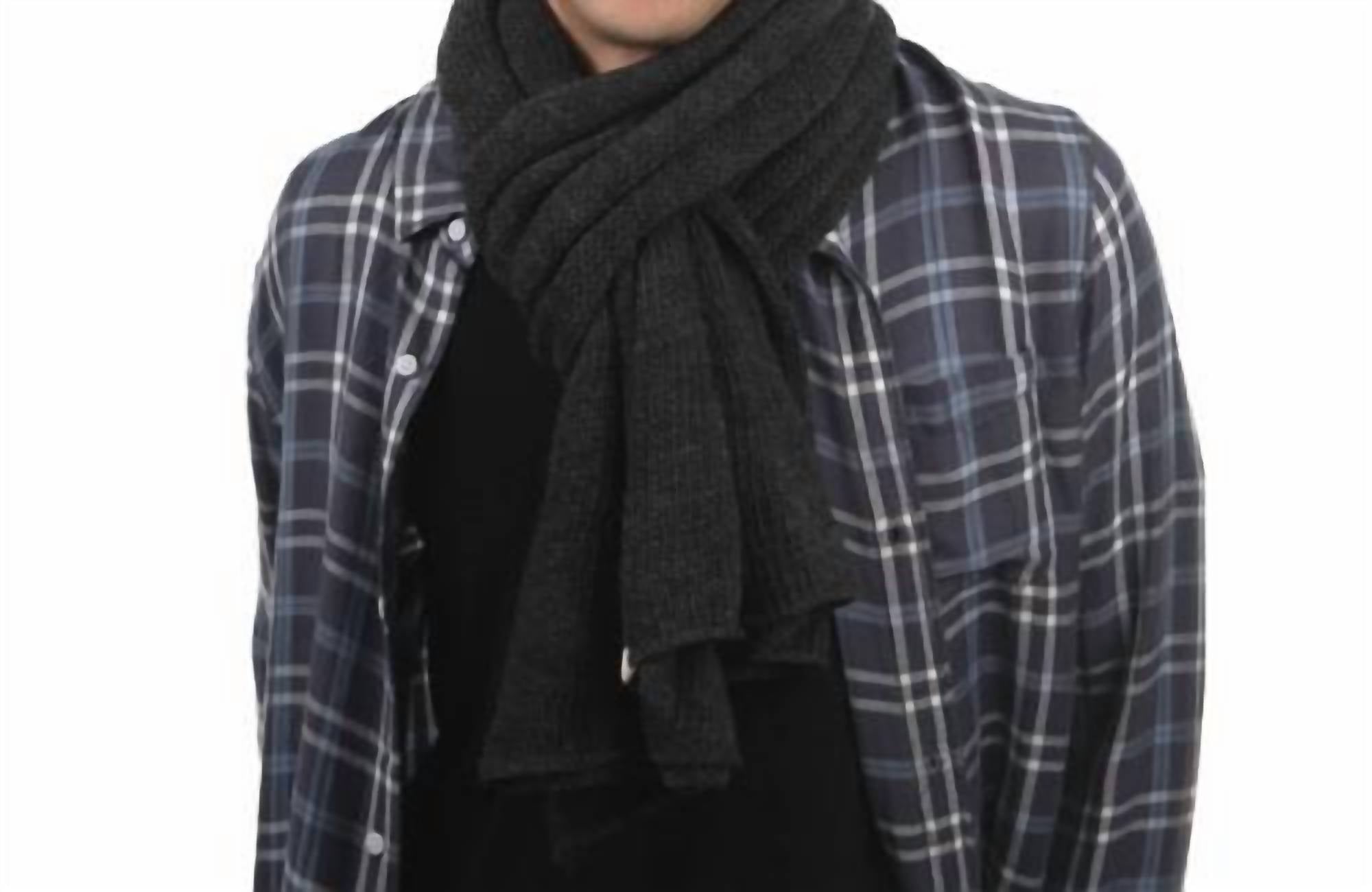 

Шарф Air Wrap в угольном цвете Nirvanna Designs, цвет charcoal