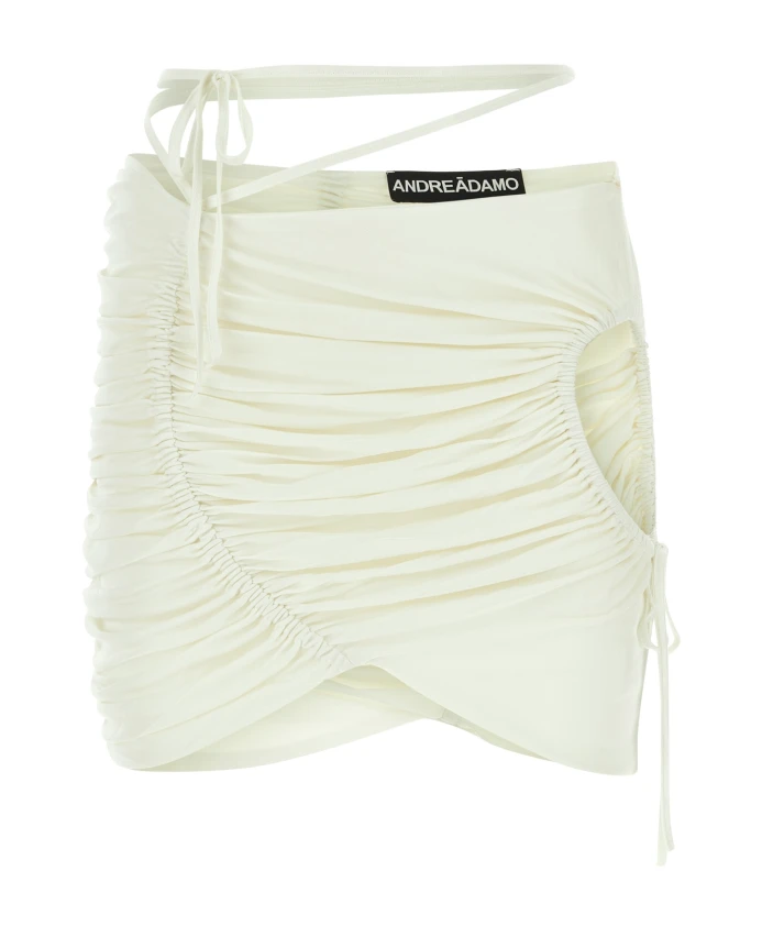 

Короткие Юбка Andrea Adamo, белый