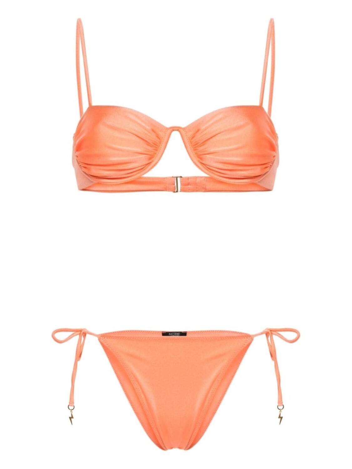 

Noire Swimwear бикини Monowire с поясом, оранжевый