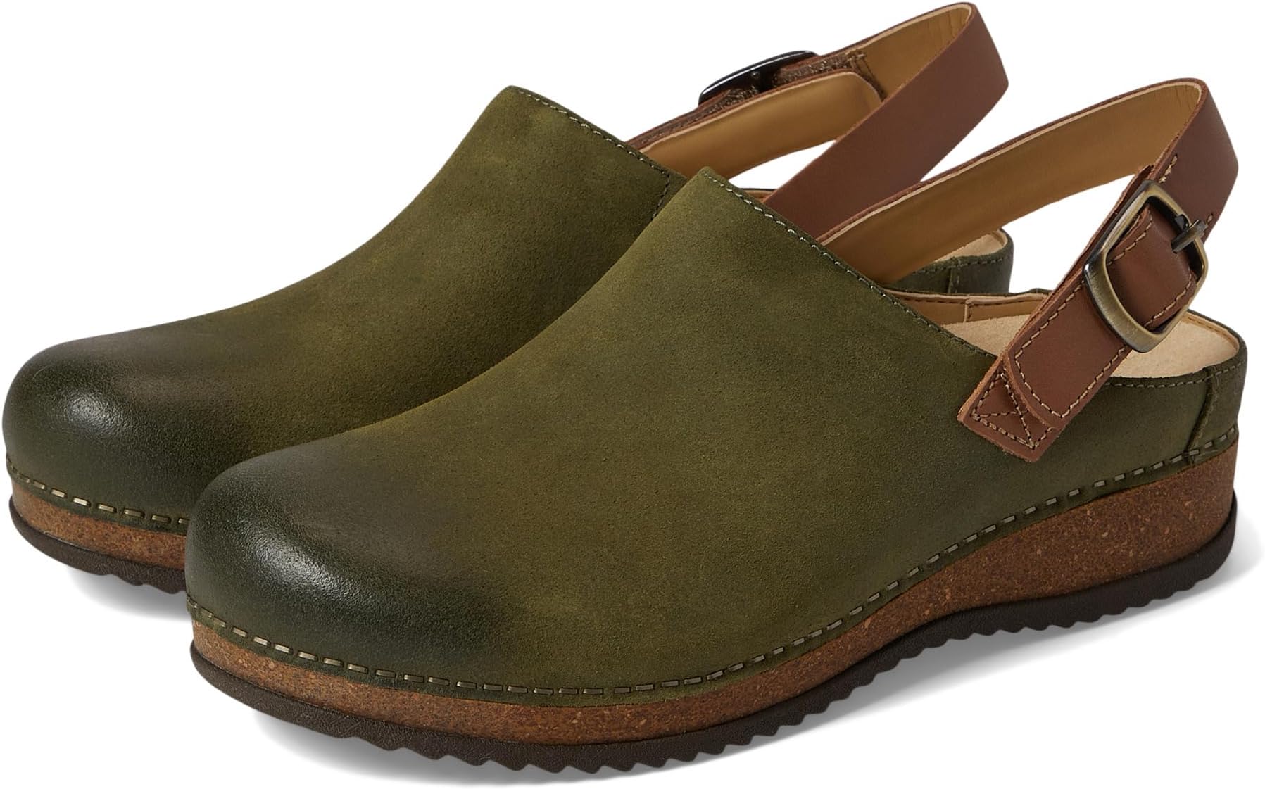 

Сабо Merrin Dansko, цвет Olive Burnished Suede