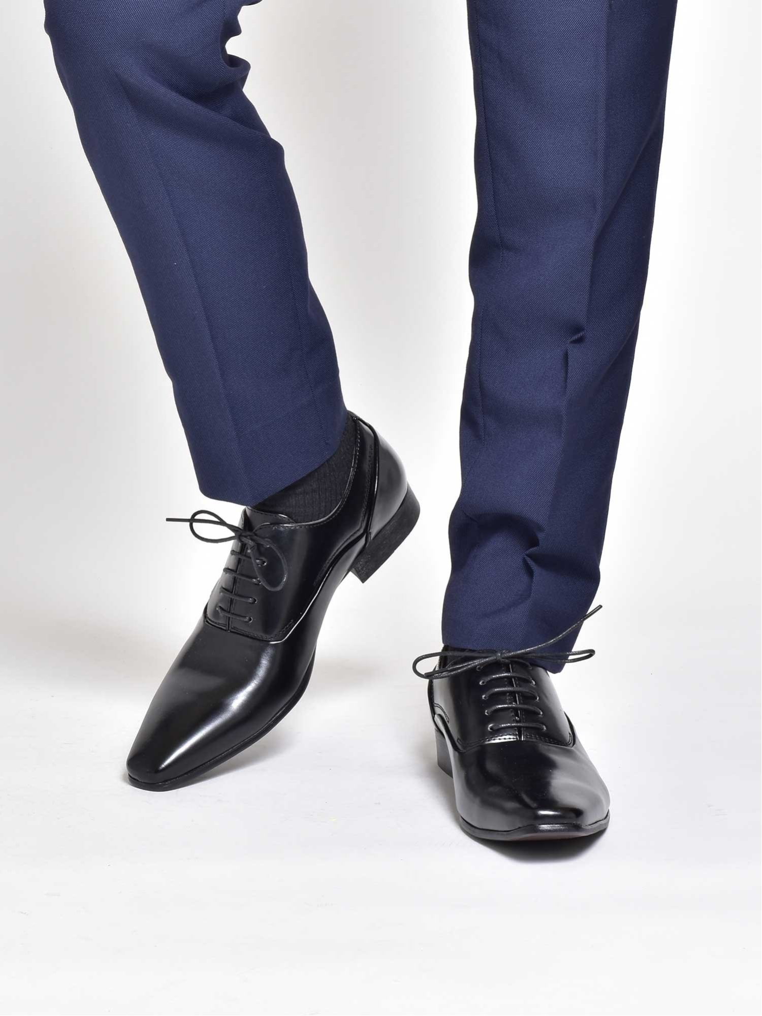 Деловые туфли MM/ONE с гладким носком, Black
