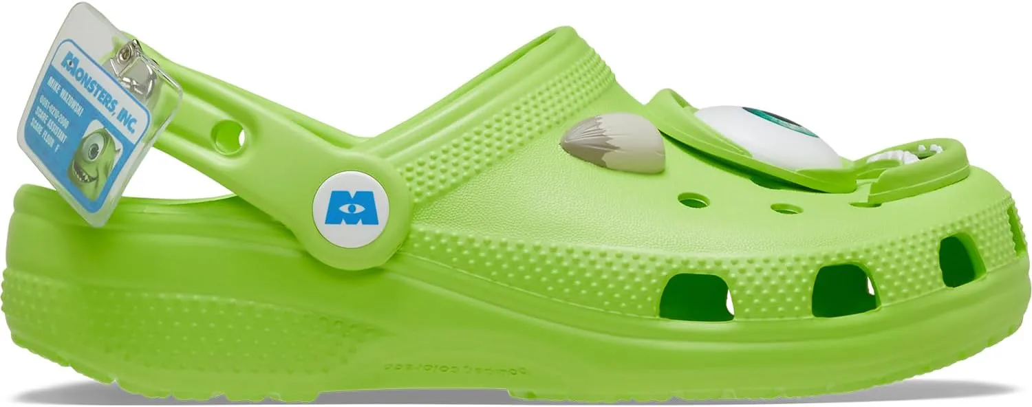 Детские сабо Crocs с изображением монстров Диснея и Майка Вазовски, мультиколор — фото 4
