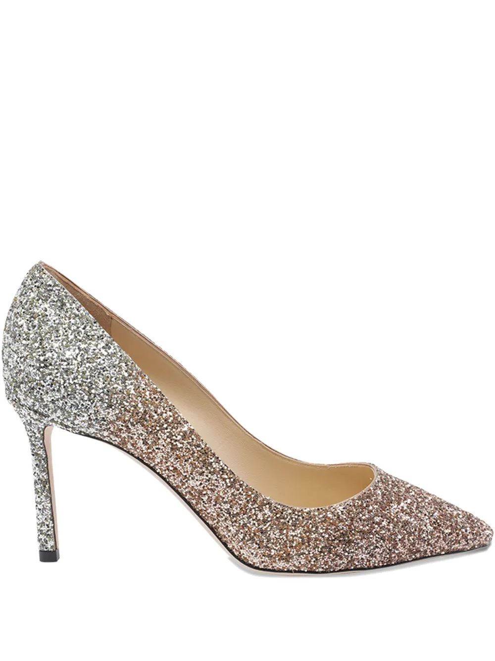 Туфли Romy 90 мм JIMMY CHOO, серебряный