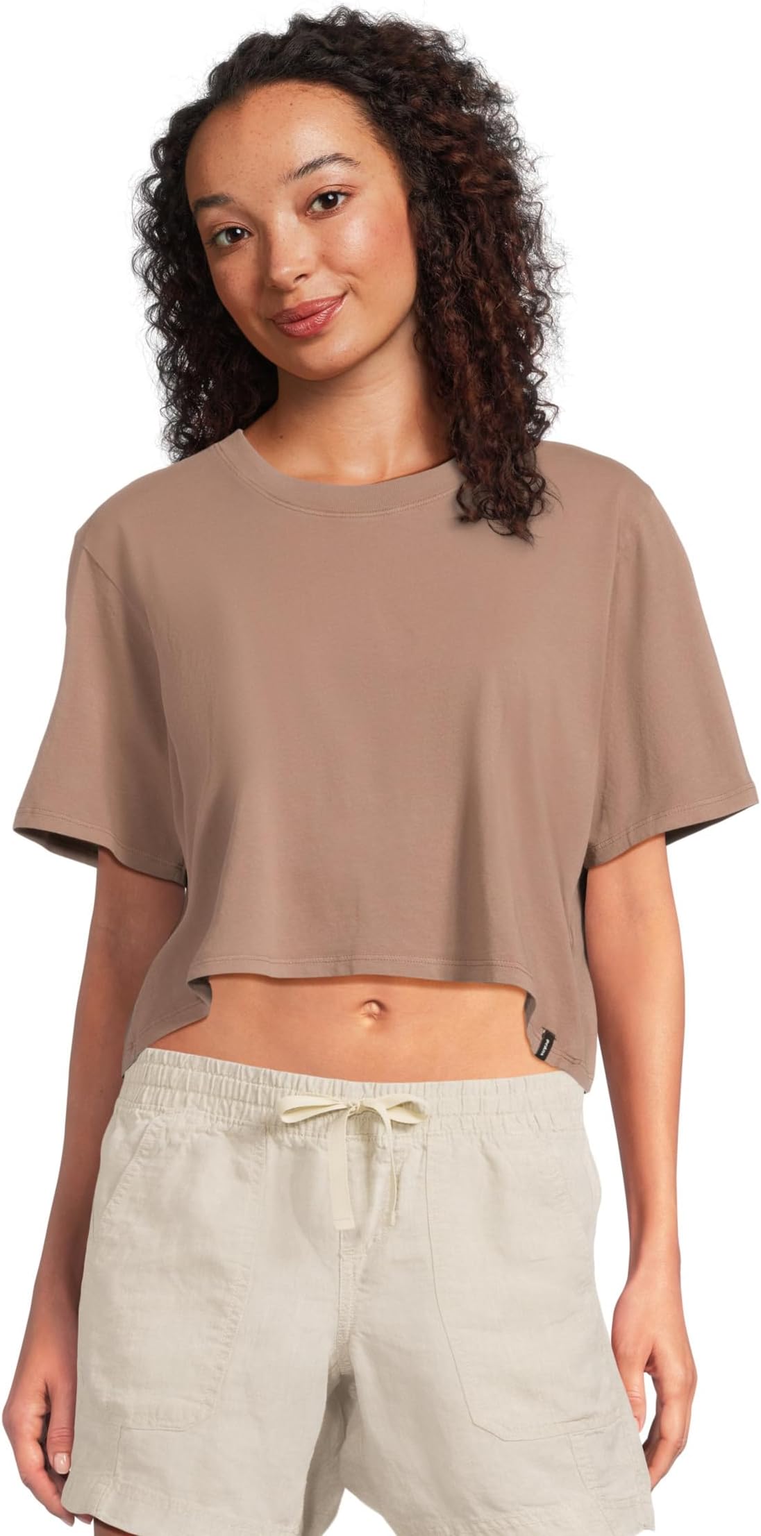 

Футболка Prana Everyday Crop Tee, Carob