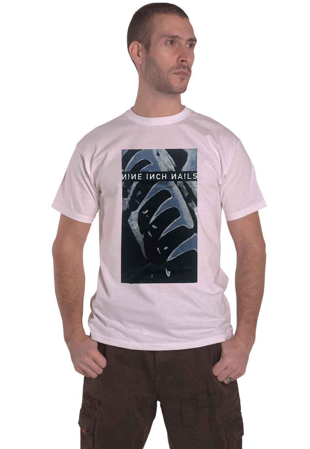 

Футболка «Pretty Hate Machine» Nine Inch Nails, белый